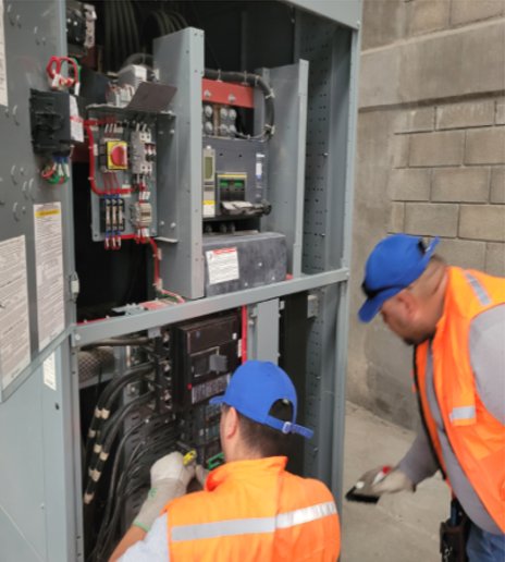 Instalación eléctrica industrial